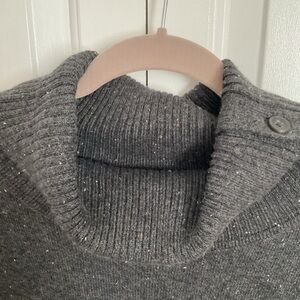 Talbots Dark Gray Knit Sweater Dress  2X